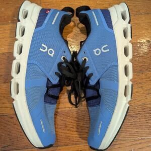 On Running Blue Athletic Shoes